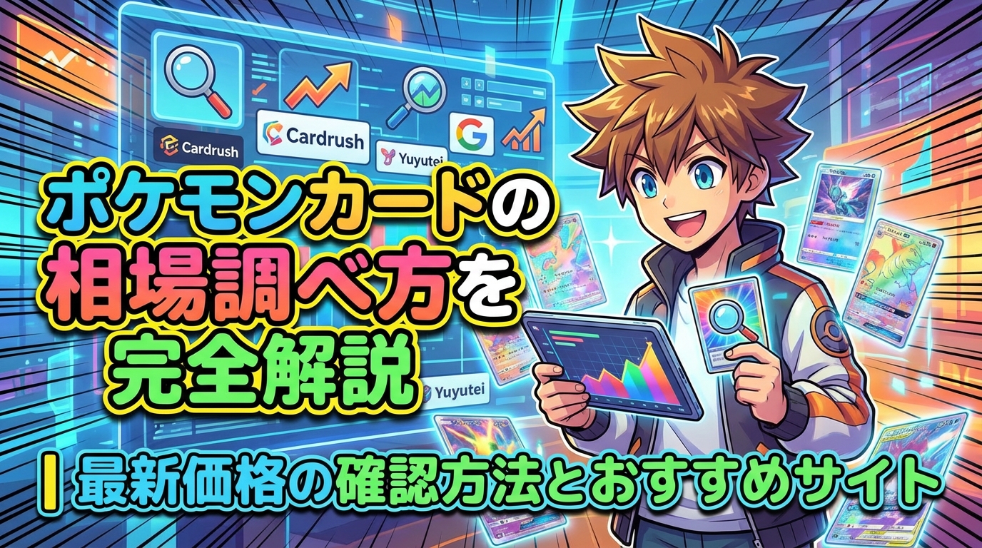 ポケモンカードの相場調べ方を完全解説|最新価格の確認方法とおすすめサイト