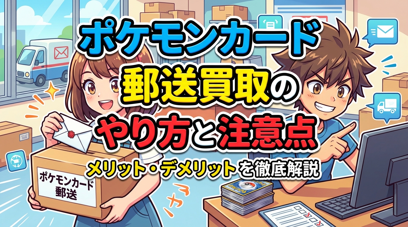 ポケモンカード郵送買取のやり方と注意点｜メリット・デメリットを徹底解説