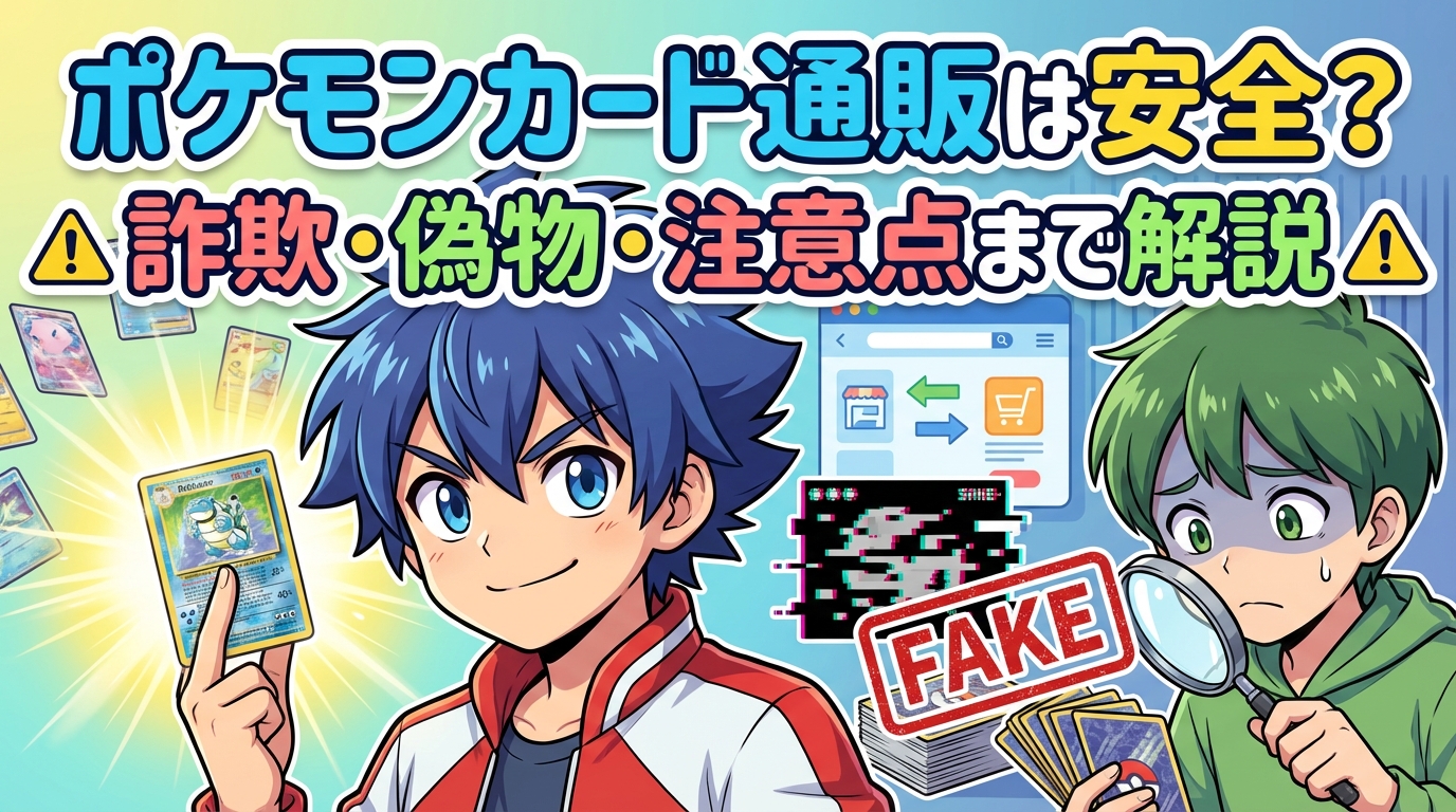 ポケモンカード通販は安全?詐欺・偽物・注意点まで解説