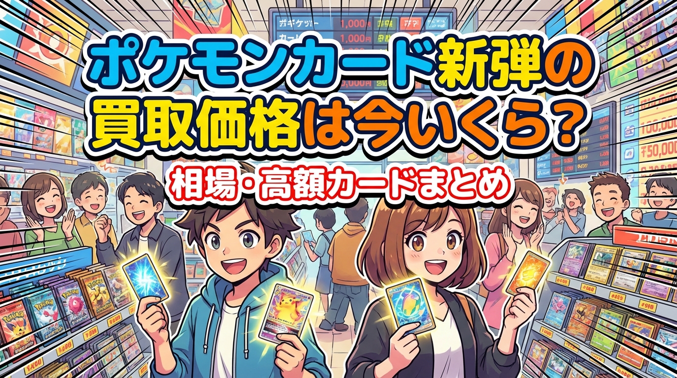 ポケモンカード新弾の買取価格は今いくら?相場・高額カードまとめ