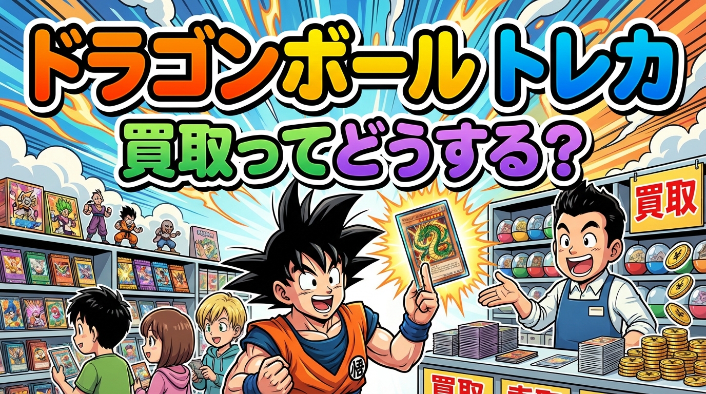 ドラゴンボール トレカ 買取ってどうする？