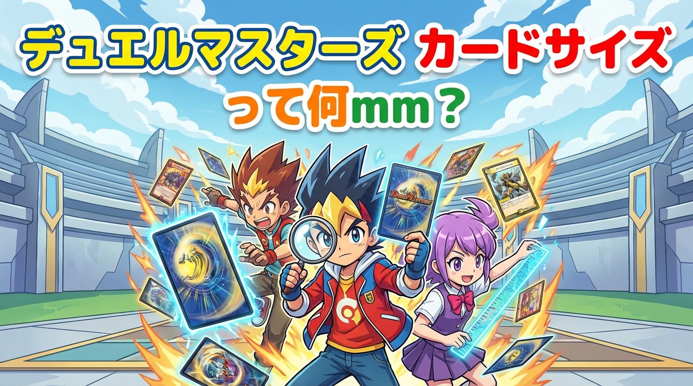 デュエルマスターズ カードサイズって何mm?