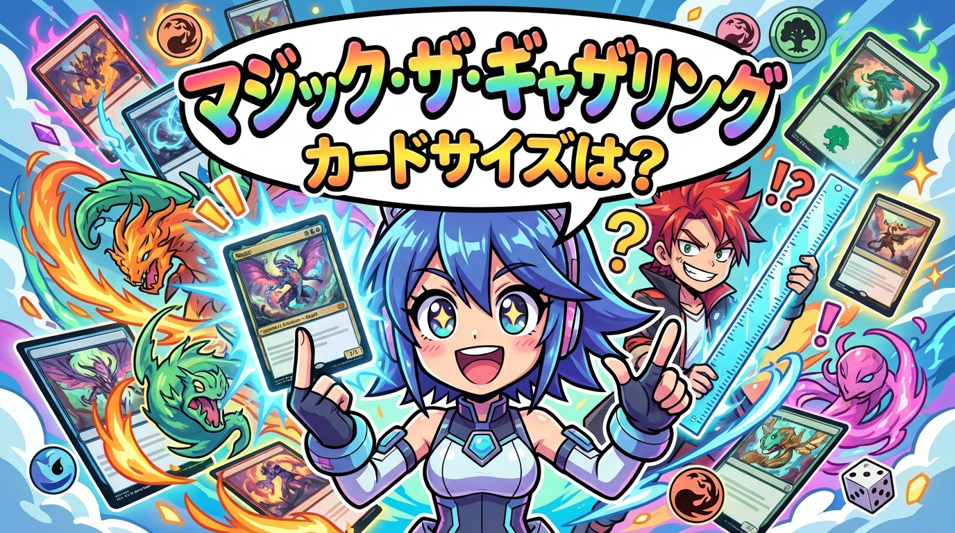 マジック・ザ・ギャザリング カードサイズは？