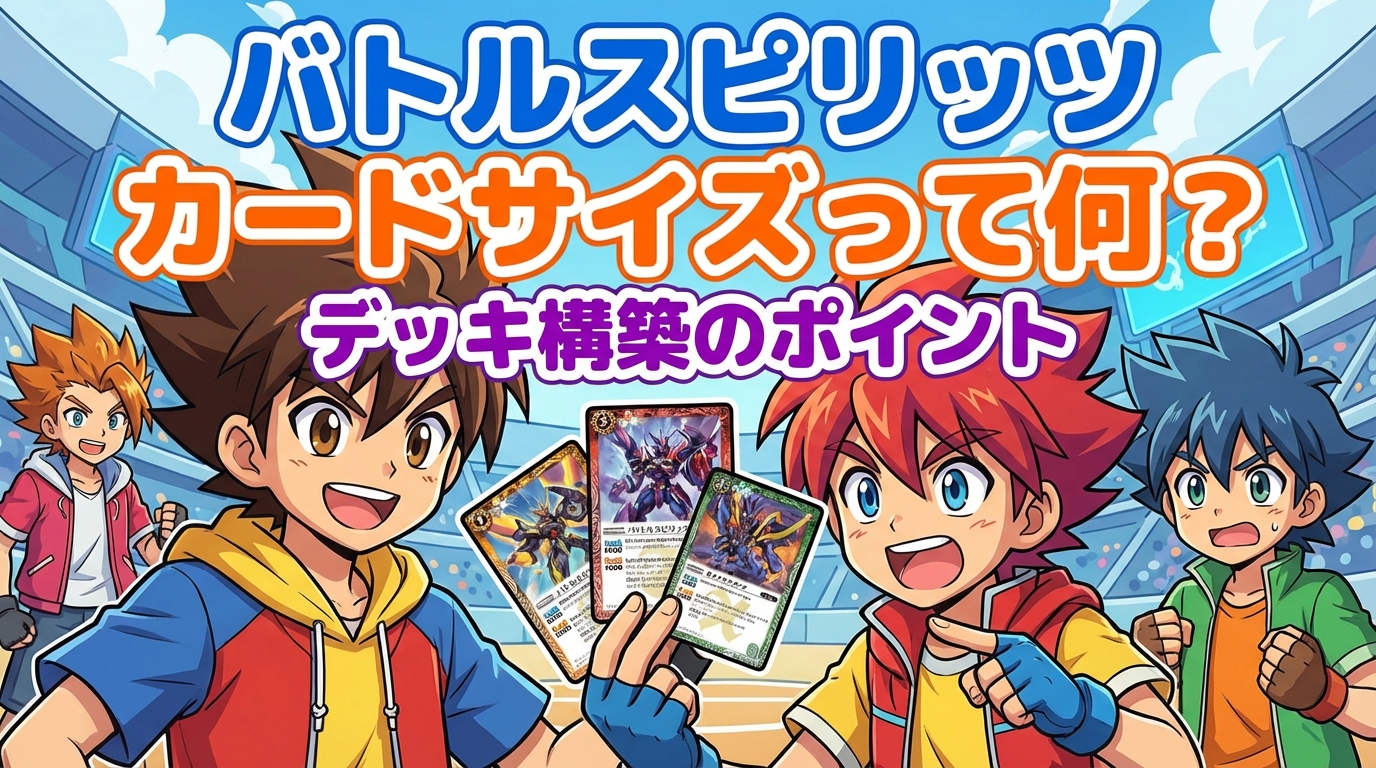 バトルスピリッツ カードサイズって何?