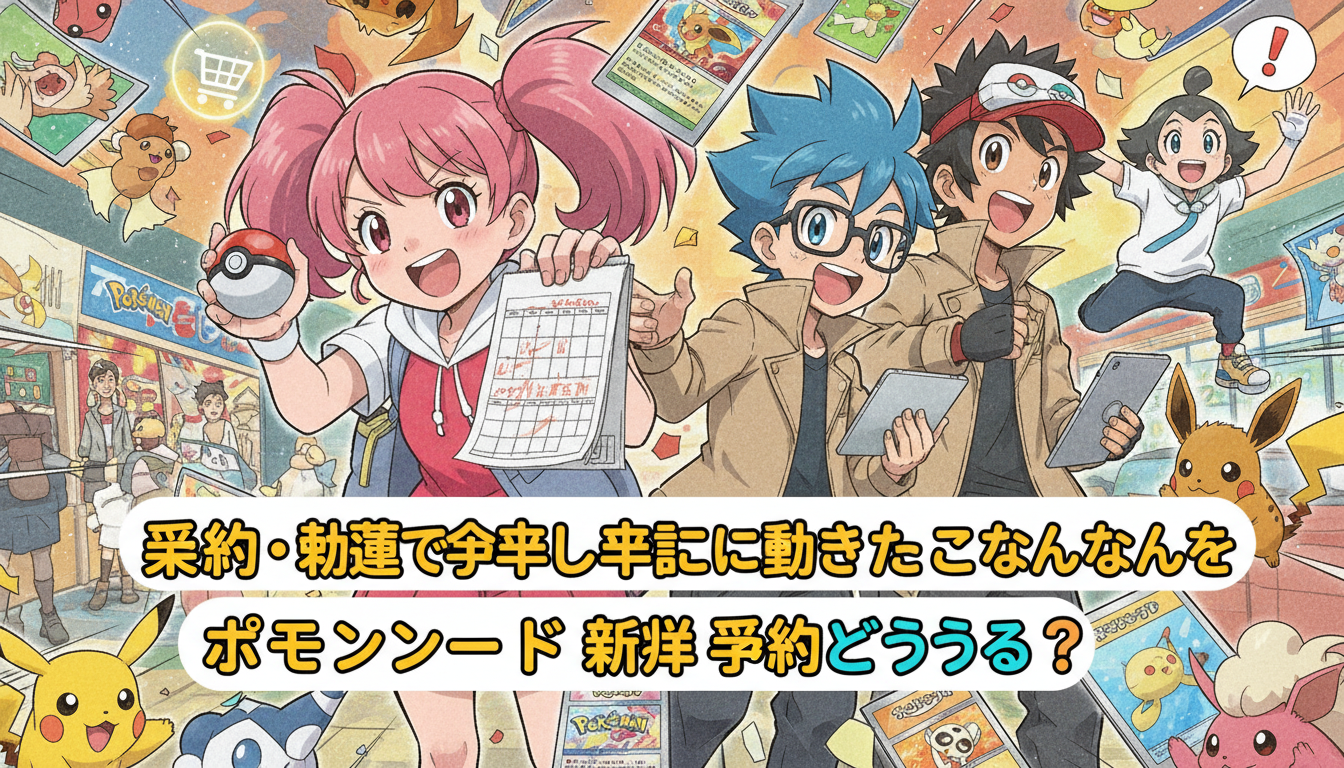 予約・抽選で失敗しにくい動き方はこれなんですね