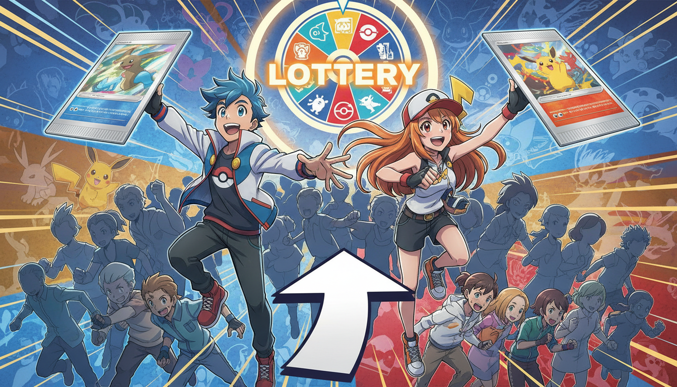 ポケモンカード 抽選は「早い者勝ち」より確実に狙える方法です