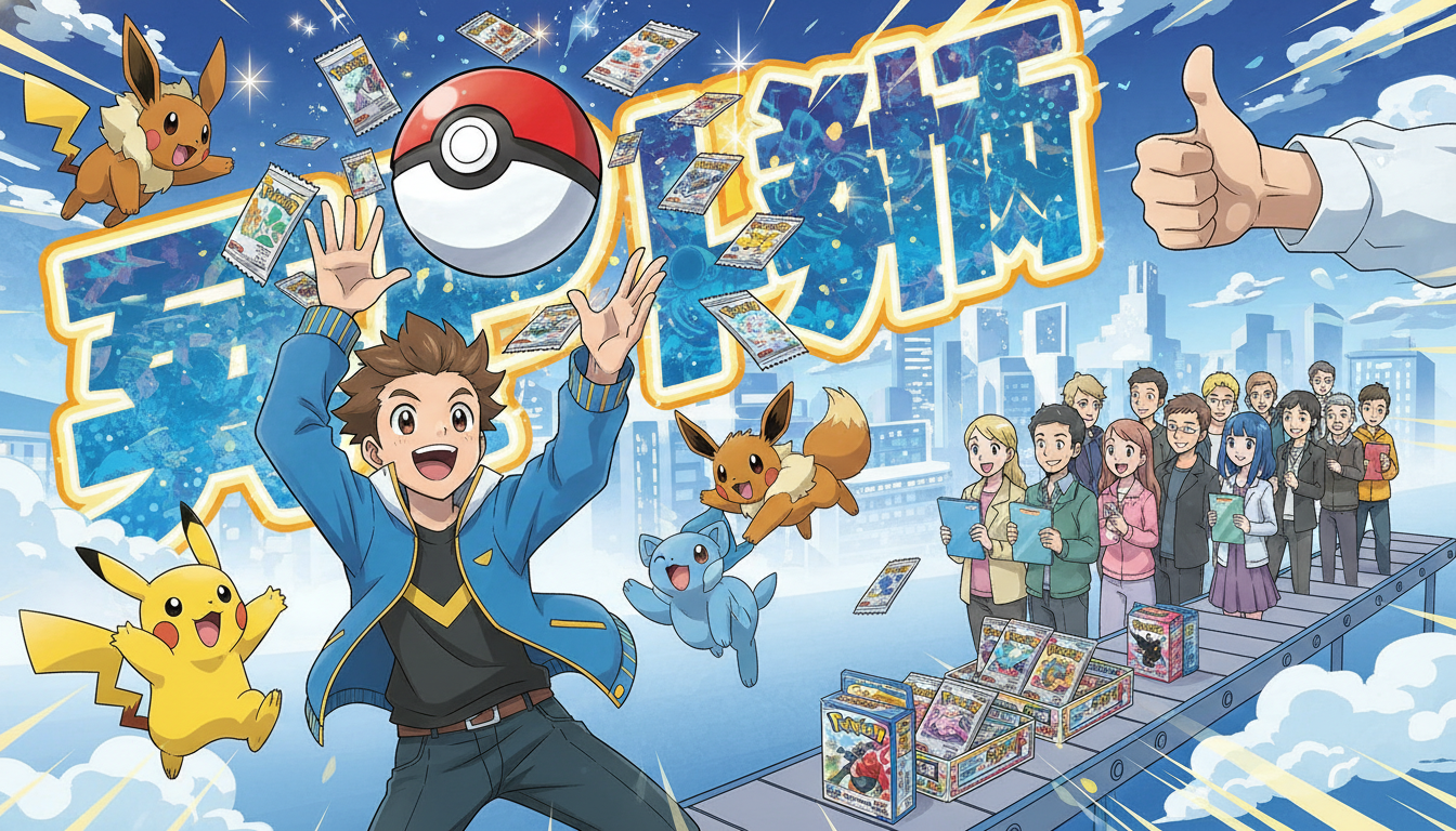 ポケモンカード 再販は「買えるチャンスを増やす仕組み」なんですね