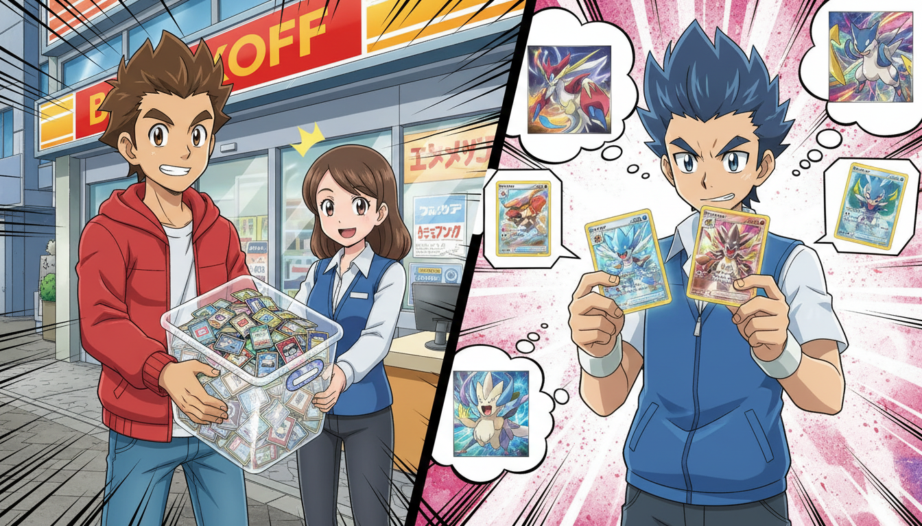 ブックオフは「ノーマル大量処分」に強く、高額狙いは比較が安心なんですね