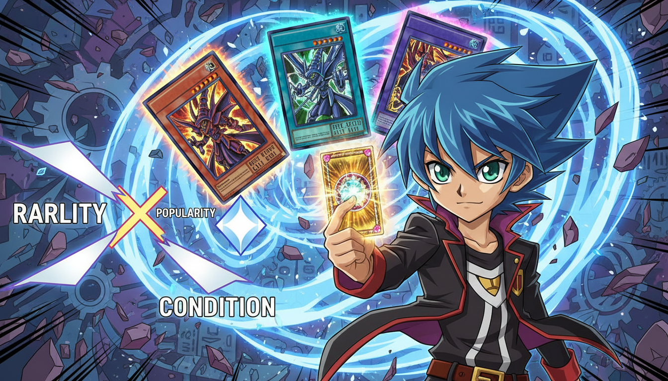 遊戯王の高額トレカは「希少性×人気×状態」で決まりやすいんですね