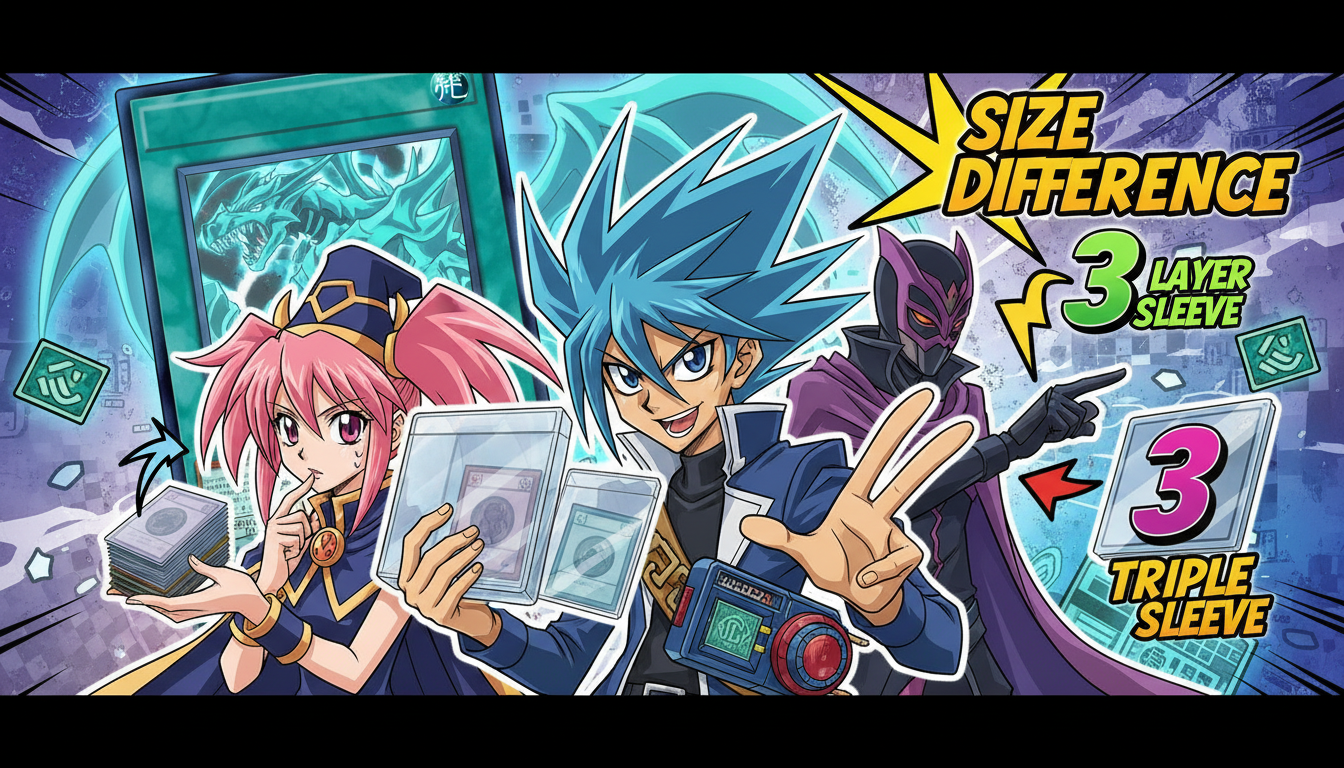 遊戯王 トレカケース選びは「サイズ差」と「3重スリーブ」がいちばんの分かれ道です