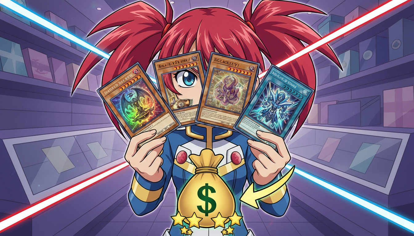 遊戯王カードは「レアリティ×希少性×状態」で買取額が決まりやすいです