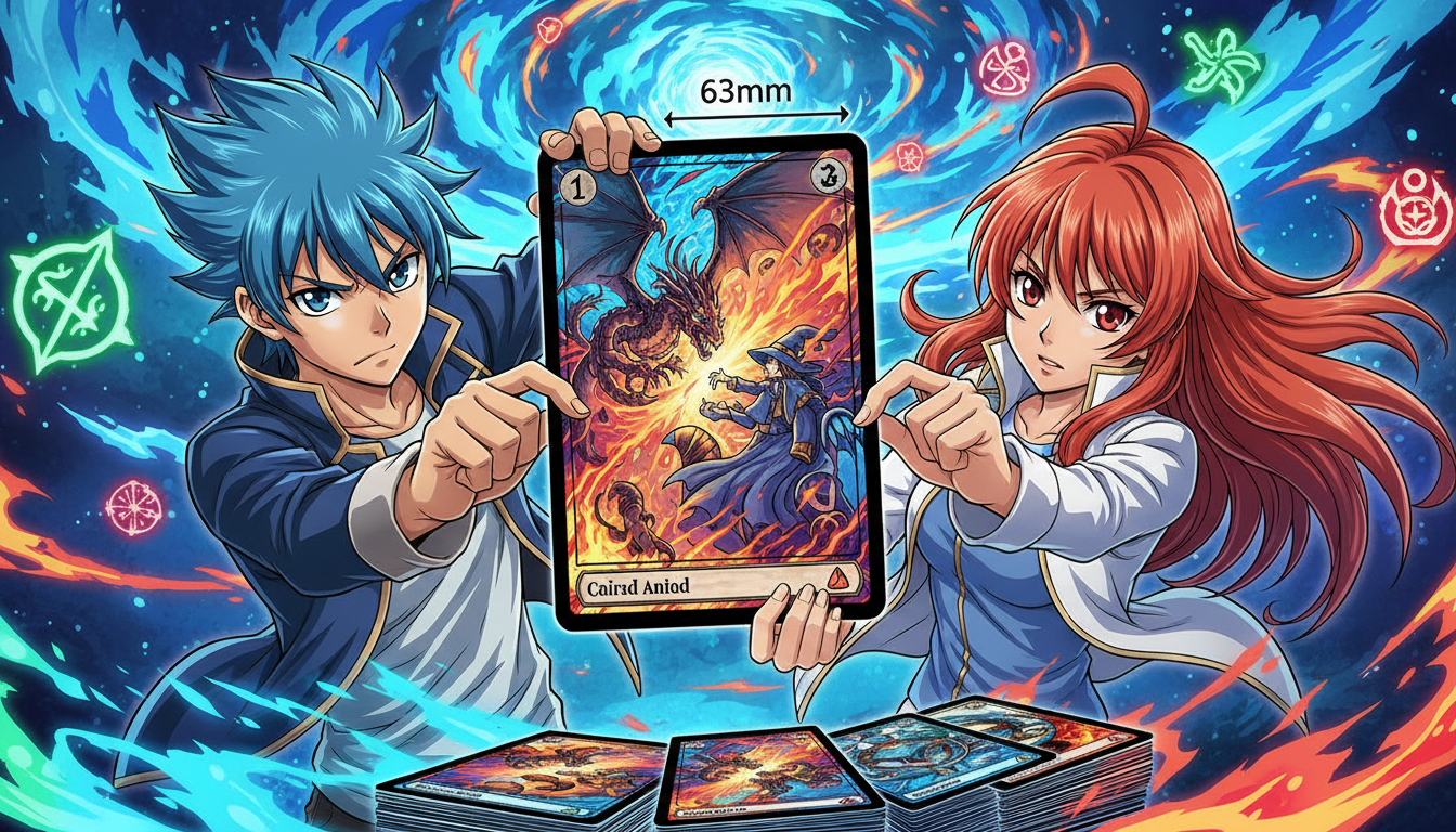 MTGのカードは「63mm×88mm」のスタンダードサイズです