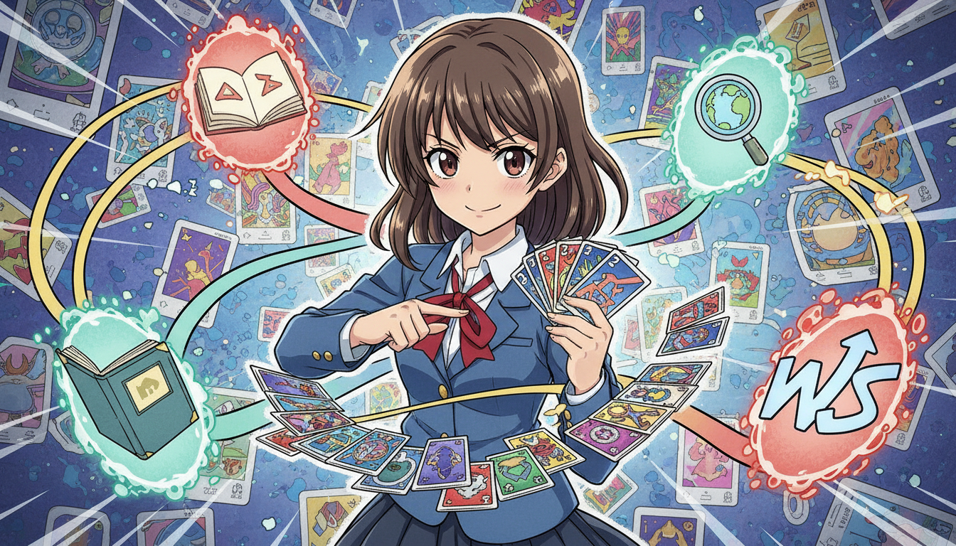 カード一覧が探しにくく感じるのは、入口が複数あるからなんですね