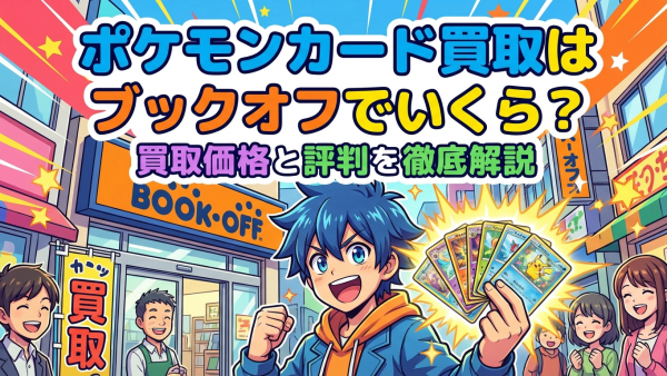 ポケモンカード買取はブックオフでいくら？買取価格と評判を徹底解説