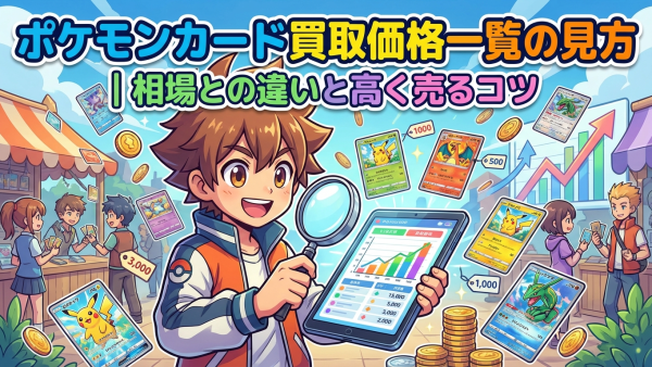 ポケモンカード買取価格一覧の見方｜相場との違いと高く売るコツ