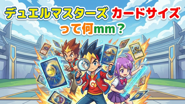 デュエルマスターズのカードサイズは何mm？スリーブサイズも解説